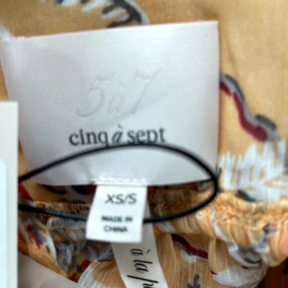 Cinq A Sept Trailing Orchid Alina Dress XS/S NWT - Picture 8 of 9